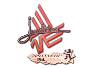 Sticker | juanflatroo (Holo) | Antwerp 2022 image