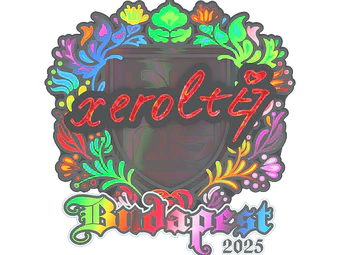 Sticker | xerolte (Holo) | Budapest 2025 image