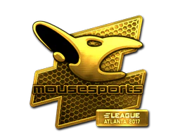 Sticker | mousesports (Gold) | Atlanta 2017 image