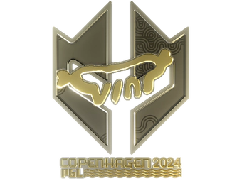 Sticker | VINI (Gold) | Copenhagen 2024 image