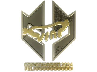 Sticker | VINI (Gold) | Copenhagen 2024