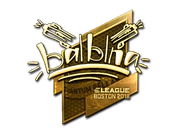 Sticker | balblna (Gold) | Boston 2018 image