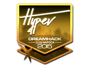 Sticker | Hyper (Gold) | Cluj-Napoca 2015 image