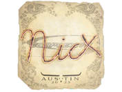 Sticker | nicx | Austin 2025 image
