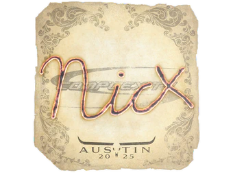 Sticker | nicx | Austin 2025 image