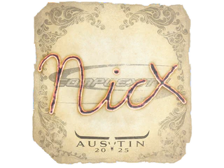 Sticker | nicx | Austin 2025
