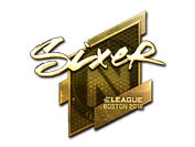 Sticker | SIXER (Gold) | Boston 2018 image