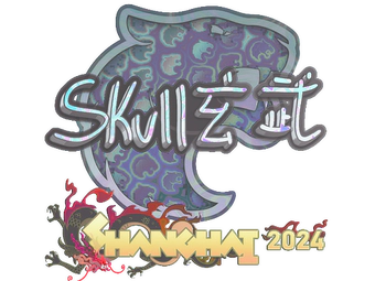 Sticker | skullz (Holo) | Shanghai 2024 image