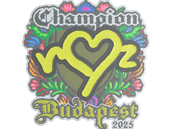 Sticker | ropz (Embroidered, Champion) | Budapest 2025 image