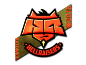 Sticker | HellRaisers (Gold) | Katowice 2015 image