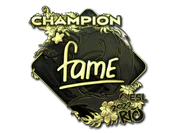 Sticker | fame (Gold, Champion) | Rio 2022 image