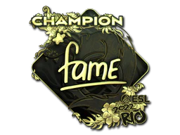 Sticker | fame (Gold, Champion) | Rio 2022 image