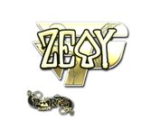 Sticker | zevy (Gold) | Paris 2023 image