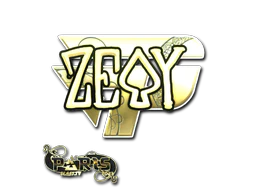 Sticker | zevy (Gold) | Paris 2023 image
