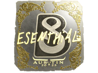 Sticker | esenthial (Gold) | Austin 2025
