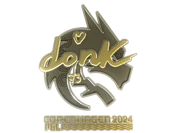 Sticker | donk (Gold) | Copenhagen 2024 image