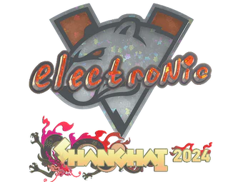 Sticker | electronic (Glitter) | Shanghai 2024 image