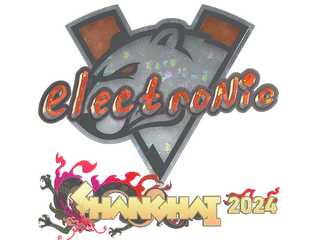 Sticker | electronic (Glitter) | Shanghai 2024