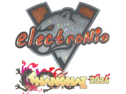 Sticker | electronic (Glitter) | Shanghai 2024 image