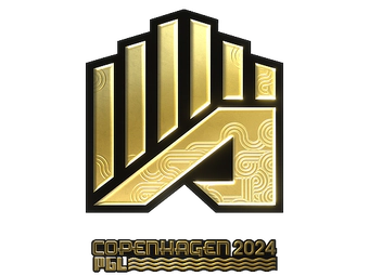 Sticker | AMKAL ESPORTS (Gold) | Copenhagen 2024 image