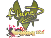Sticker | FlameZ (Glitter) | Shanghai 2024 image