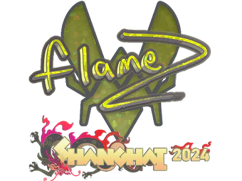 Sticker | FlameZ (Glitter) | Shanghai 2024 image