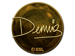 Sticker | dennis (Gold) | Katowice 2019 image