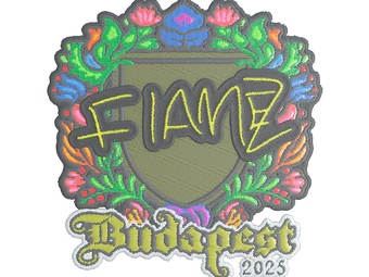 Sticker | FlameZ (Embroidered) | Budapest 2025 image