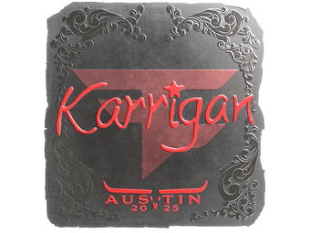 Sticker | karrigan (Foil) | Austin 2025 image
