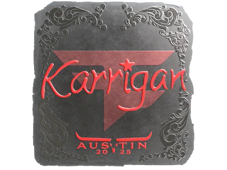 Sticker | karrigan (Foil) | Austin 2025