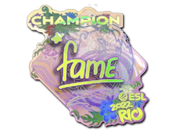 Sticker | fame (Holo, Champion) | Rio 2022 image