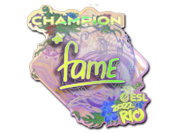 Sticker | fame (Holo, Champion) | Rio 2022 image