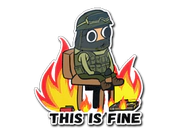 Sticker | This Is Fine (CT) image
