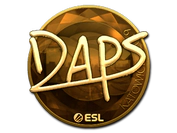Sticker | daps (Gold) | Katowice 2019 image