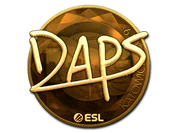 Sticker | daps (Gold) | Katowice 2019 image
