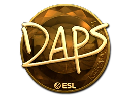 Sticker | daps (Gold) | Katowice 2019 image