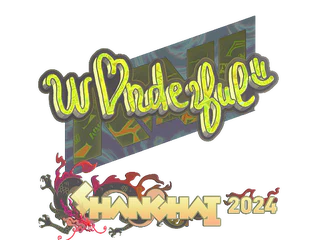 Sticker | w0nderful (Holo) | Shanghai 2024