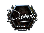 Sticker | dennis (Foil) | London 2018 image