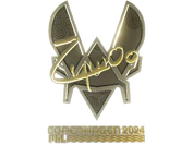 Sticker | ZywOo (Gold) | Copenhagen 2024 image
