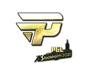 Sticker | paiN Gaming (Gold) | Stockholm 2021 image
