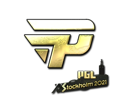 Sticker | paiN Gaming (Gold) | Stockholm 2021 image