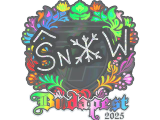 Sticker | snow (Holo) | Budapest 2025