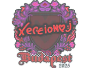 Sticker | xertioN | Budapest 2025 image