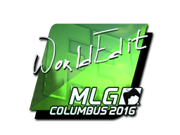 Sticker | WorldEdit (Foil) | MLG Columbus 2016 image