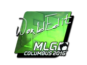 Sticker | WorldEdit (Foil) | MLG Columbus 2016 image