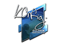 Sticker | k0nfig (Foil) | Boston 2018 image