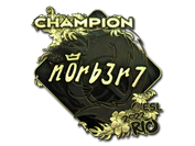 Sticker | n0rb3r7 (Gold, Champion) | Rio 2022 image