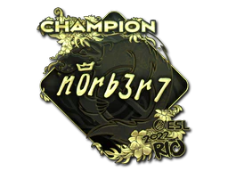Sticker | n0rb3r7 (Gold, Champion) | Rio 2022 image