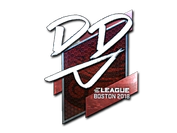 Sticker | DD (Foil) | Boston 2018 image