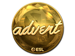 Sticker | advent (Gold) | Katowice 2019 image
